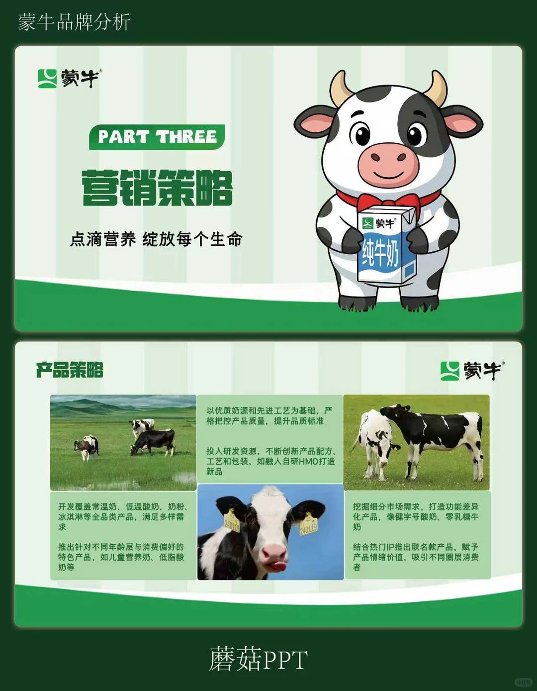 蒙牛品牌分析ppt