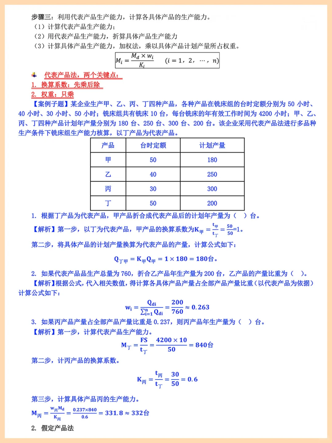 11月中级工商管理案例汇总，5h刷完直接背