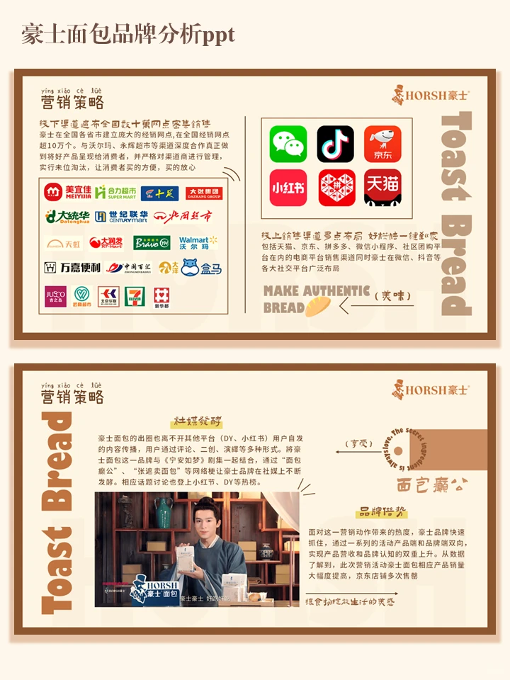 豪士面包品牌分析ppt