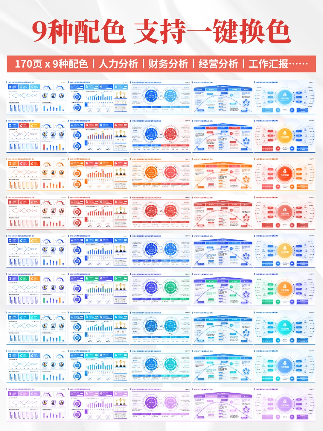 财务数据分析PPT，轻松展示工作成果