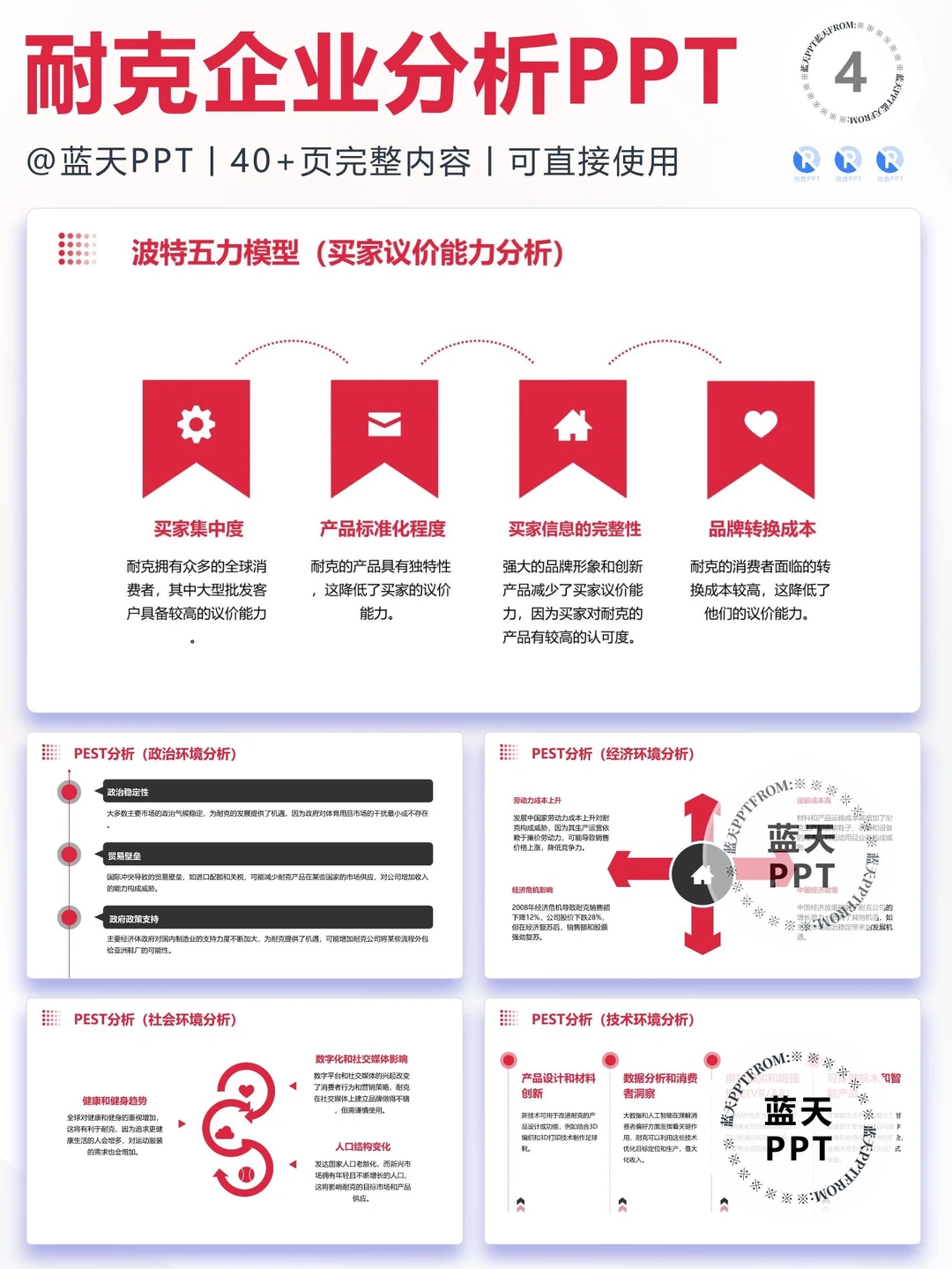 【001】耐克案例分析企业战略品牌营销PPT