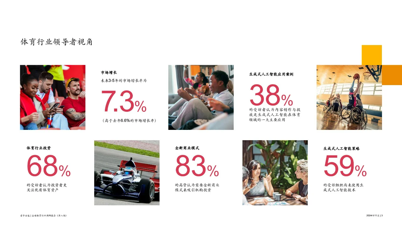 2024全球体育行业调研报告