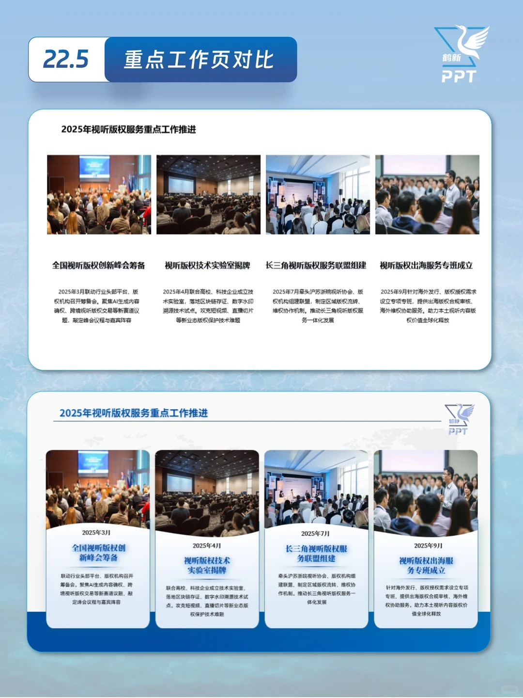 版权行业年度总结主题PPT（25-28）