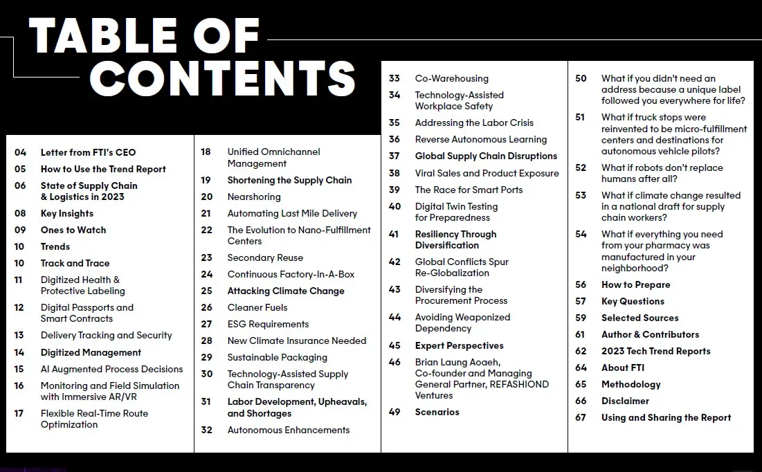 FDI对于供应链物流发展趋势的洞察