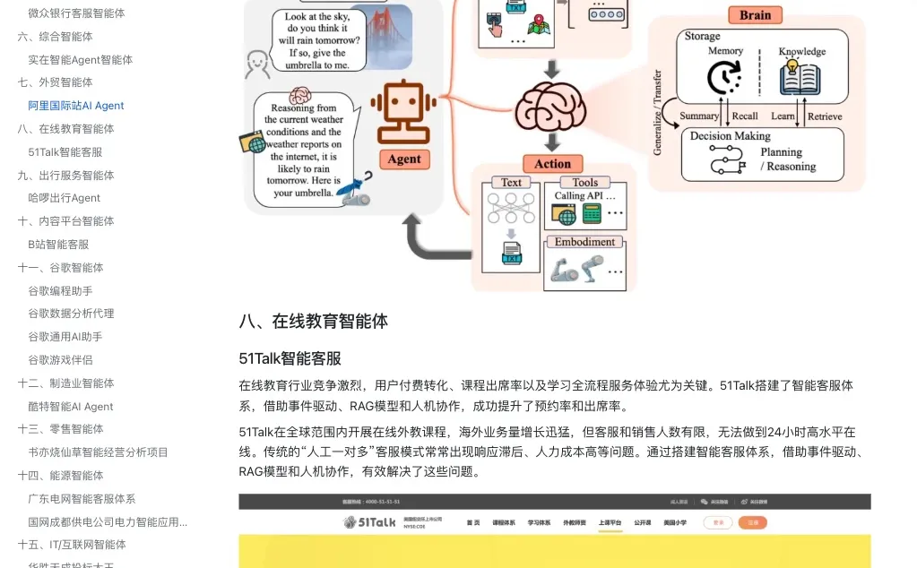 AI Agent企业应用：50个落地案例拆解