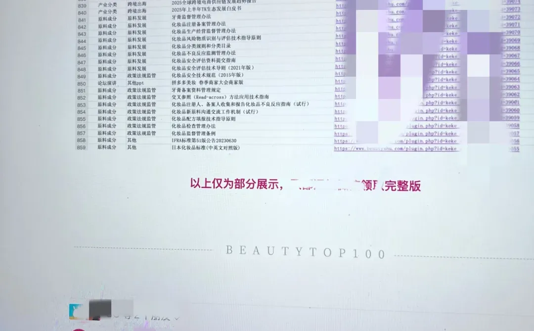 美妆人必.备｜7000 + 行业报告合集