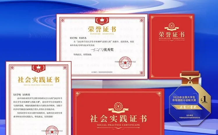 市场调研比赛参赛得奖