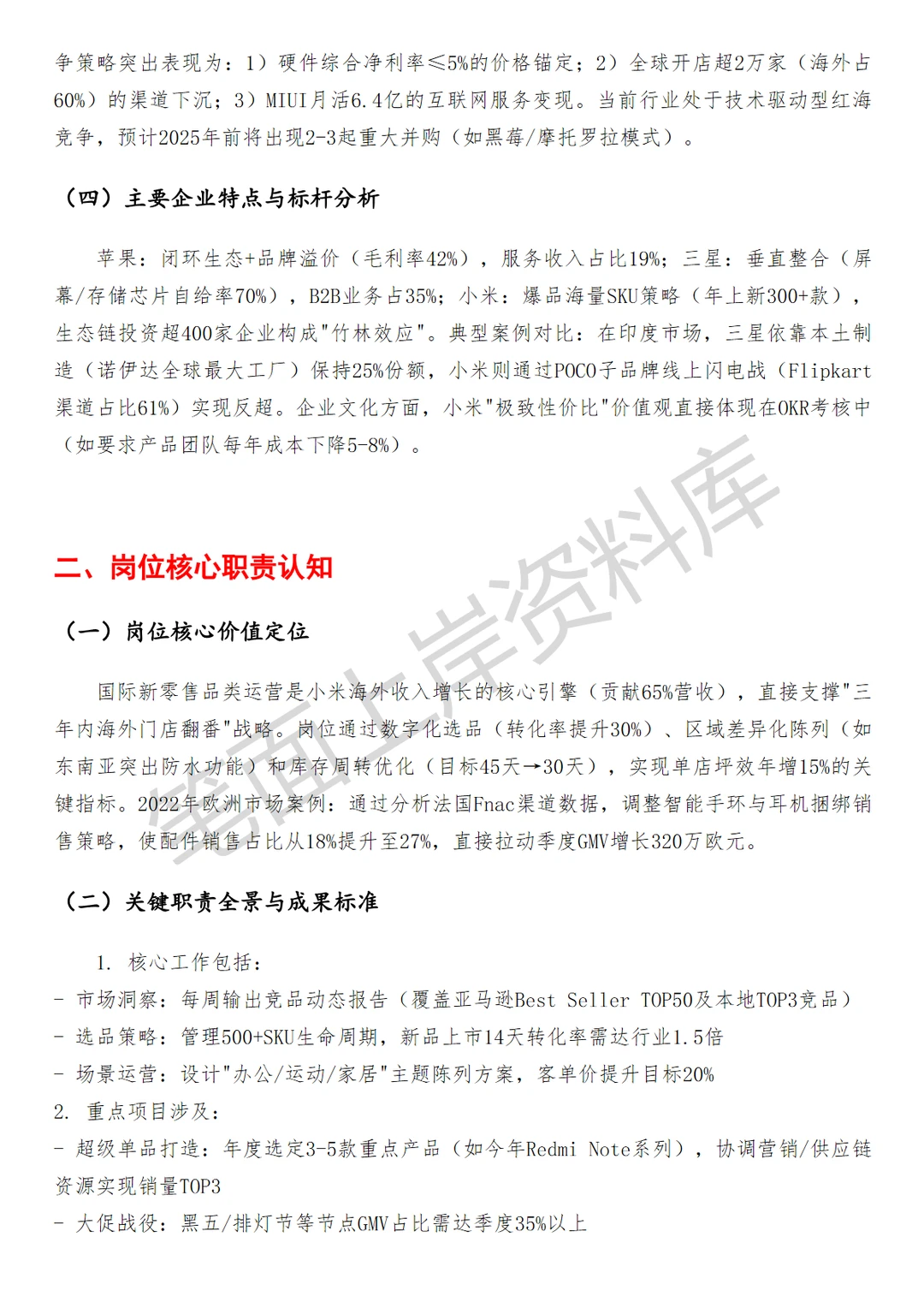 小米国际新零售品类运营