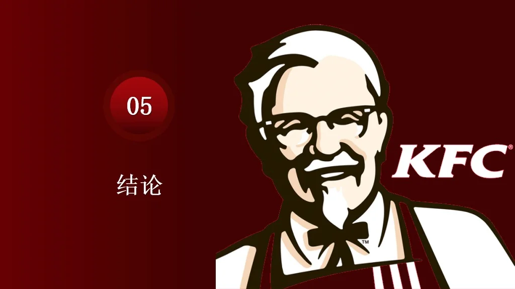 肯德基品牌介绍营销案例策划分析PPT模板