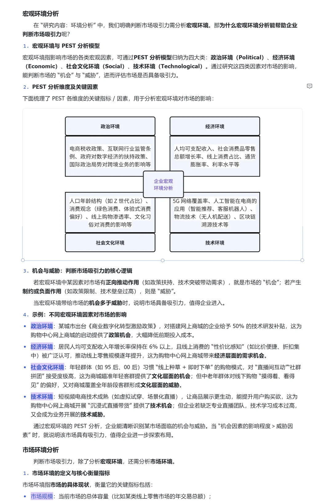购物中心线上商城业务 战略分析方法与案例