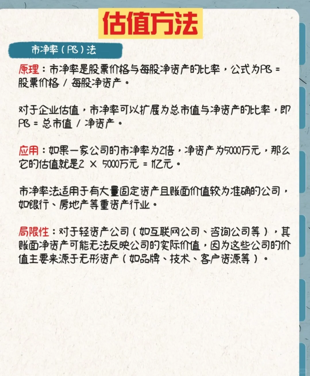 最全的财务估值方法！！！