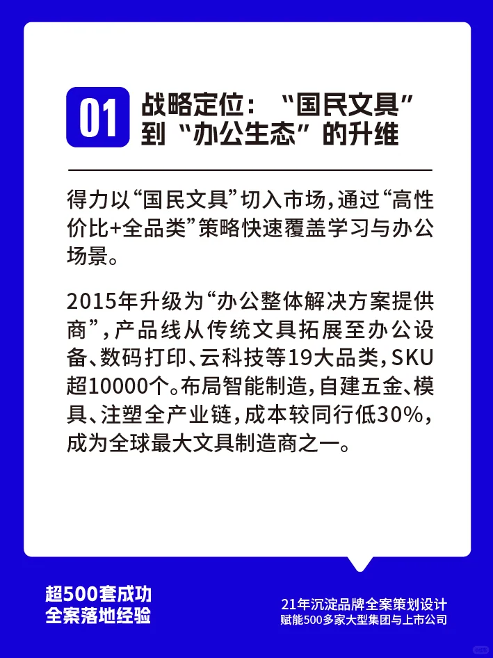 得力品牌营销案例 从代工到巨头的逆袭密码