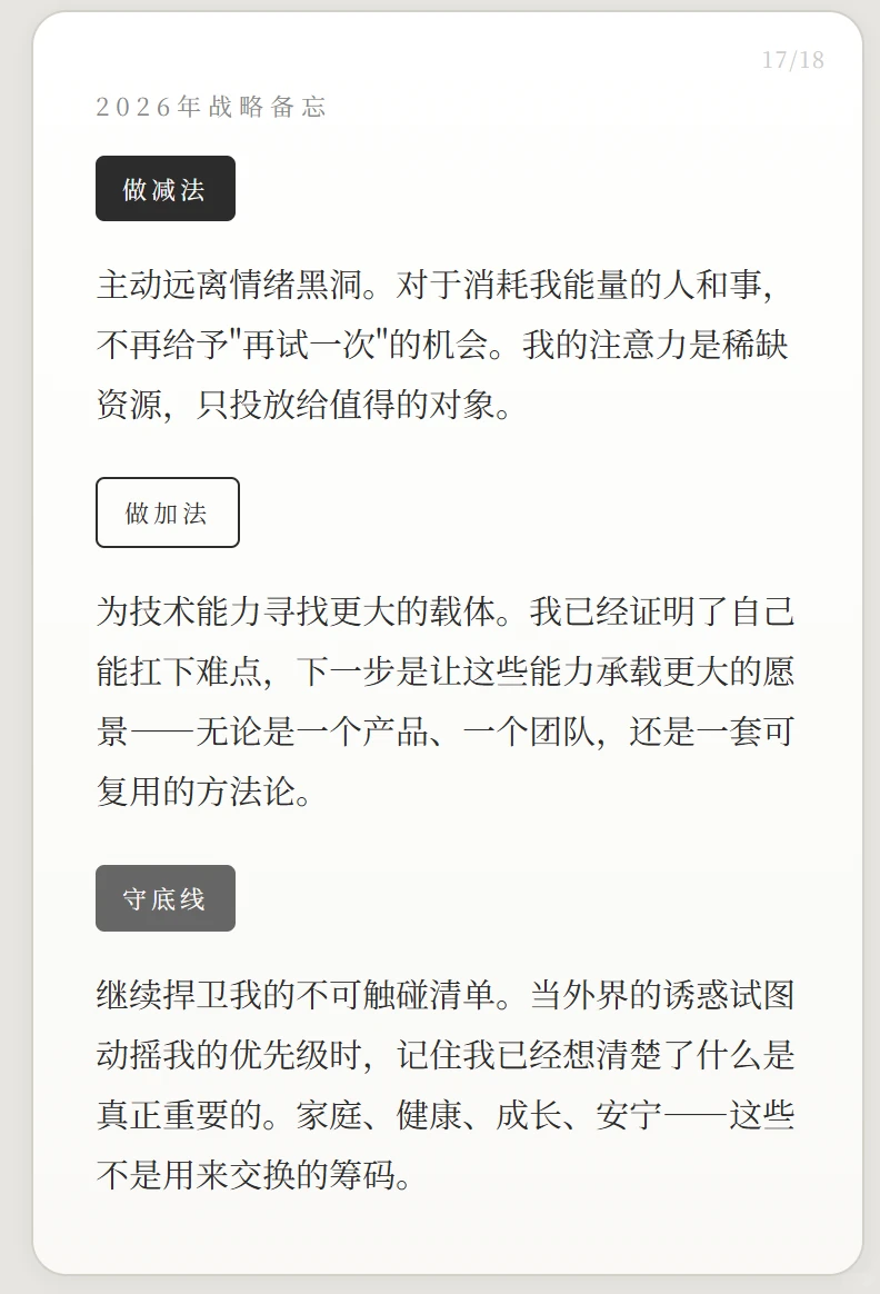 我对自己很满意 2025年度报告
