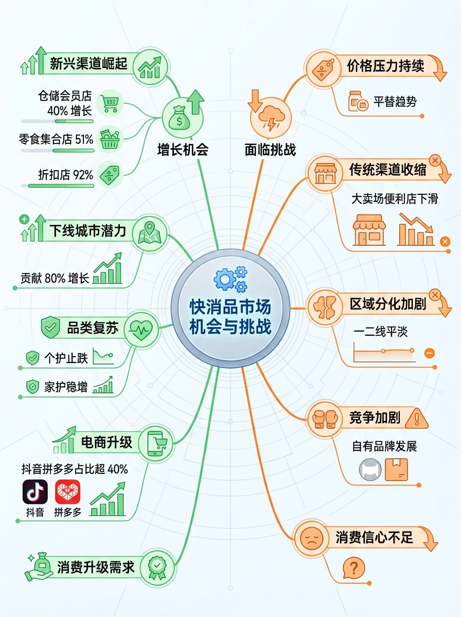 2025年快消品市场的机会和挑战