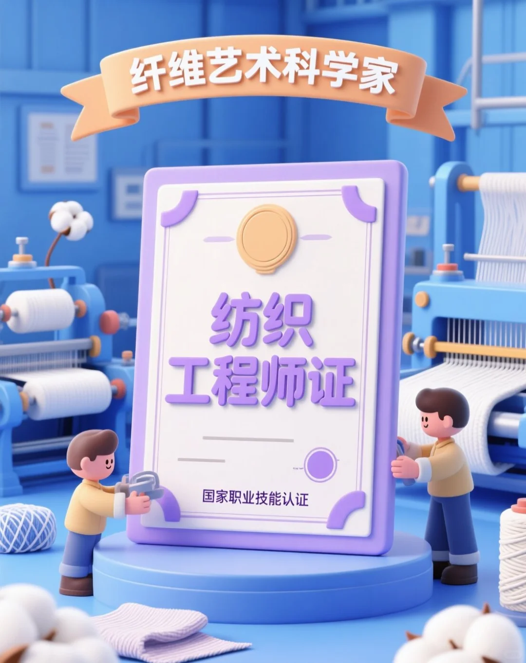 今日介绍——纺织工程师证