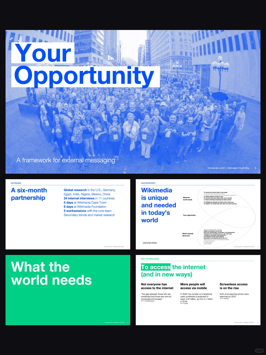 收藏！这套蓝绿战略PPT教你什么叫“专业表达