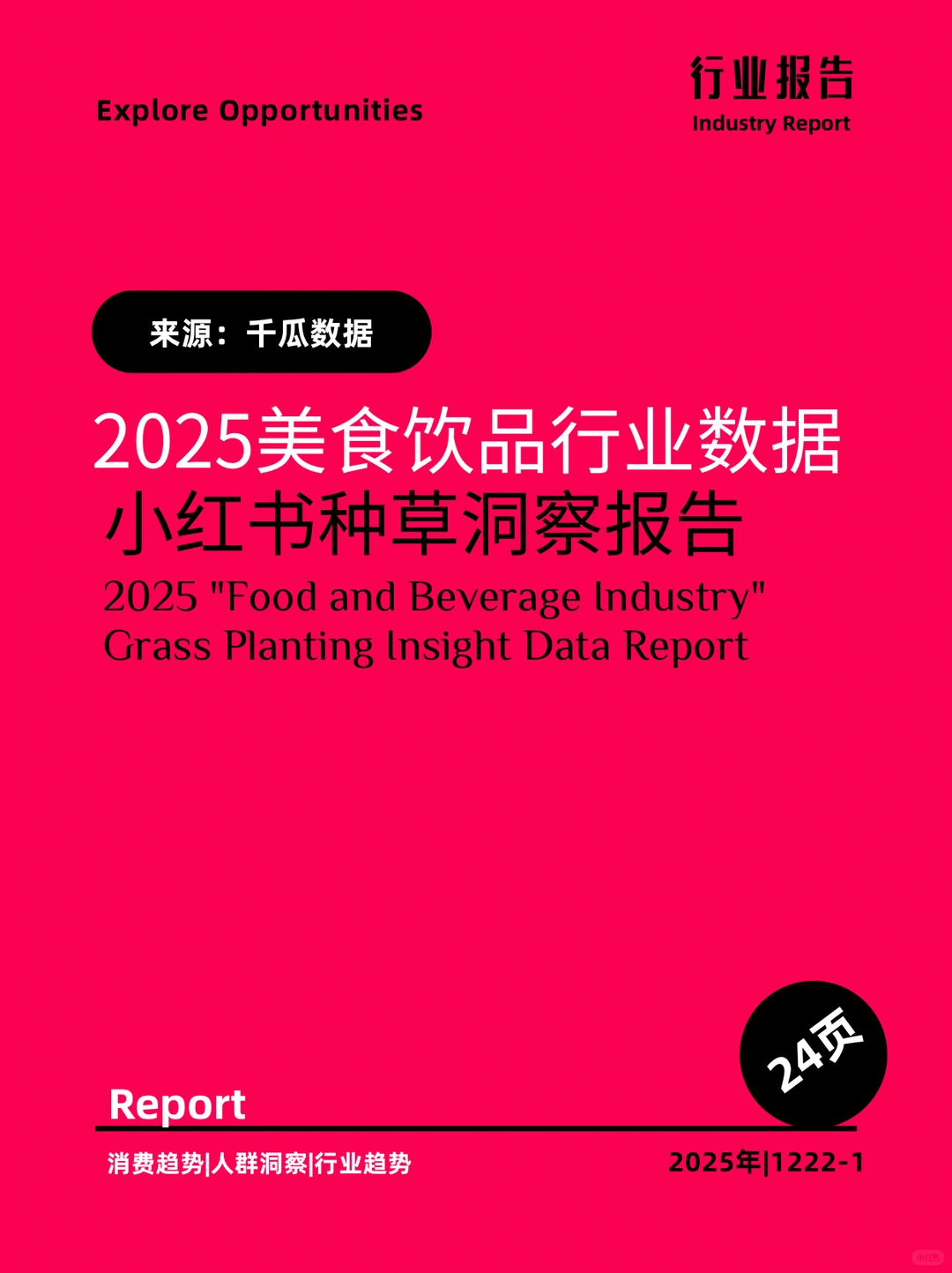 2025年小红书美食饮品行业种草报告