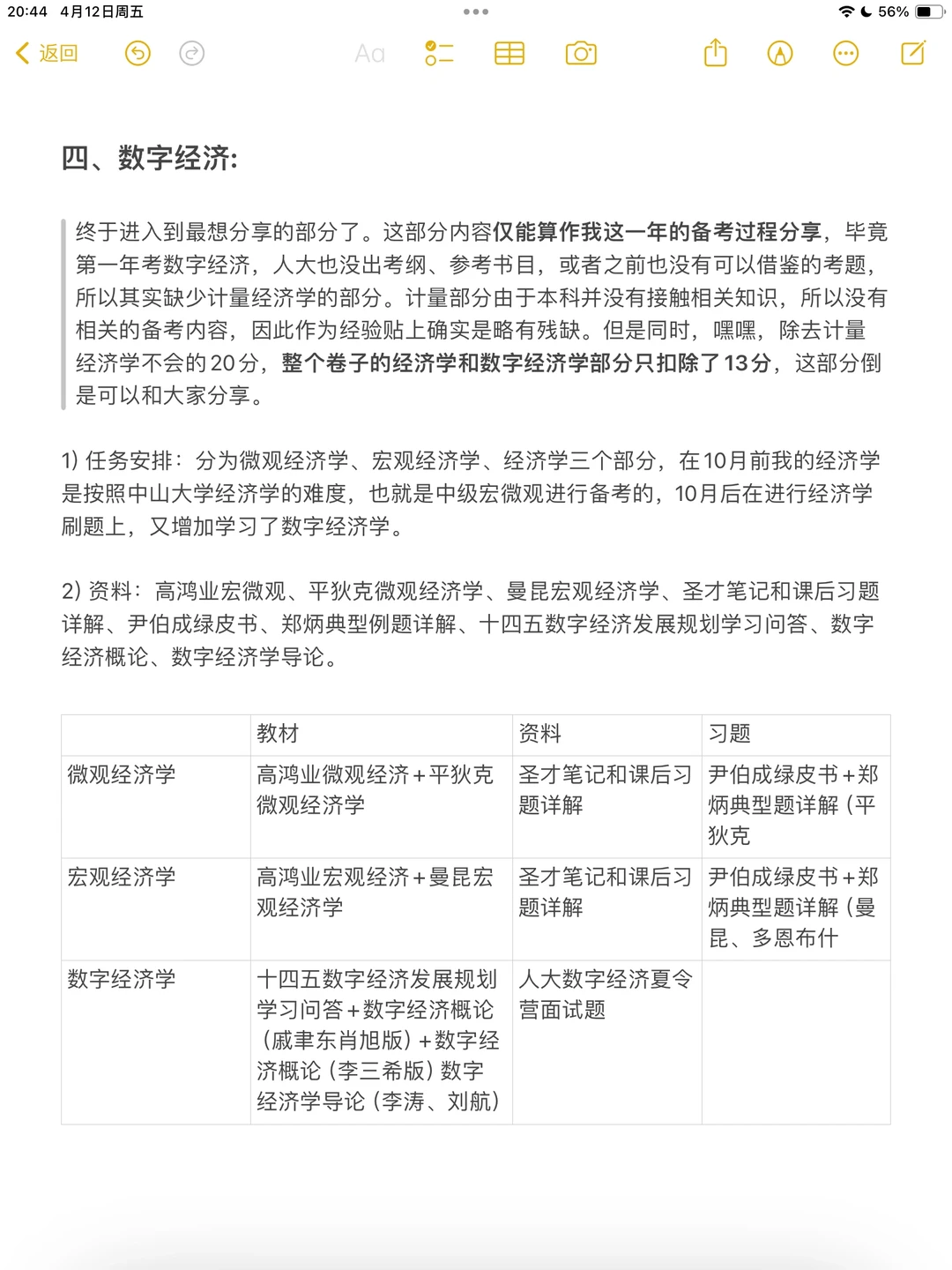 中国人民大学804数字经济经验贴