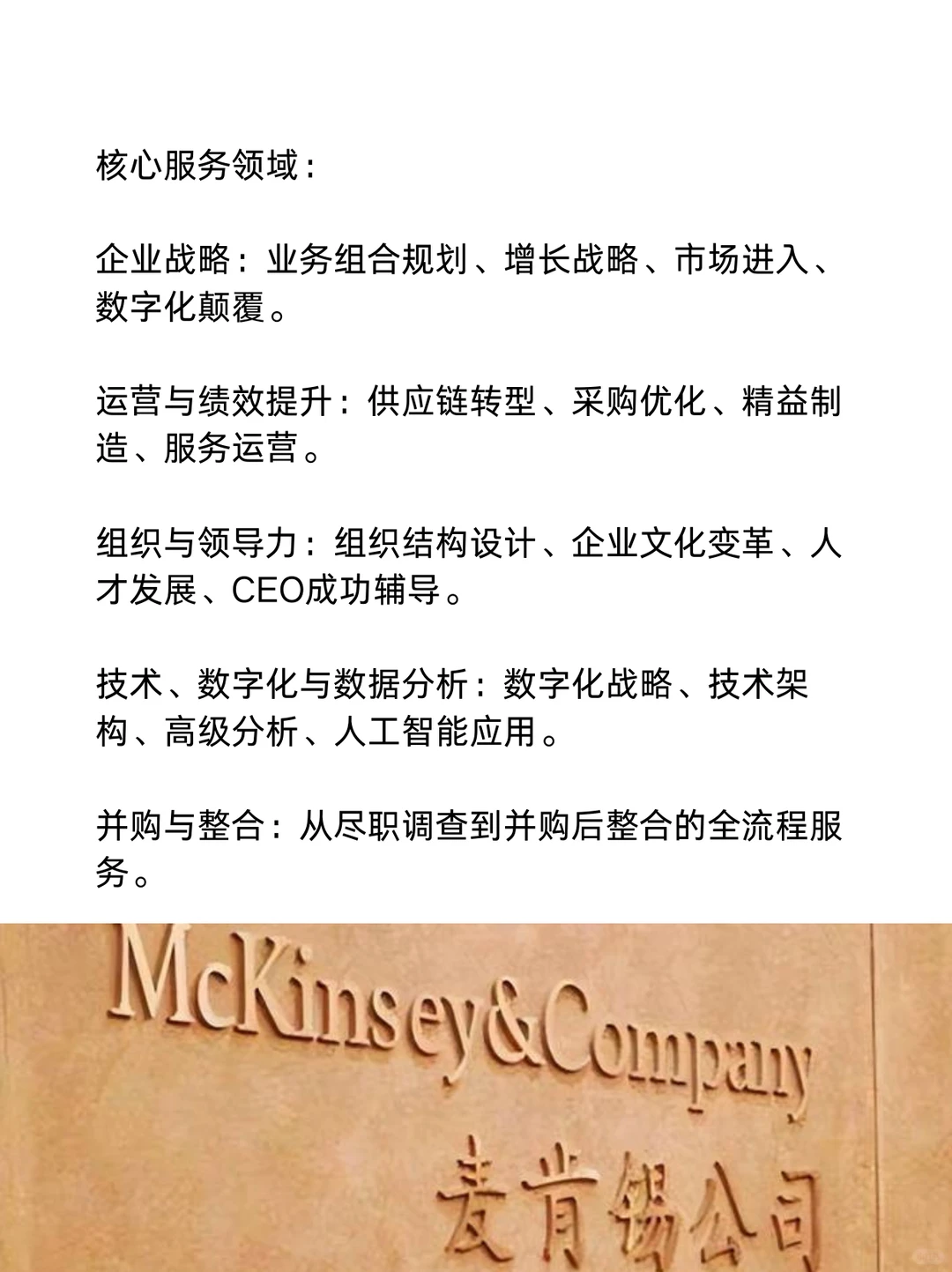 麦肯锡_ 名企介绍（一天一家名企）