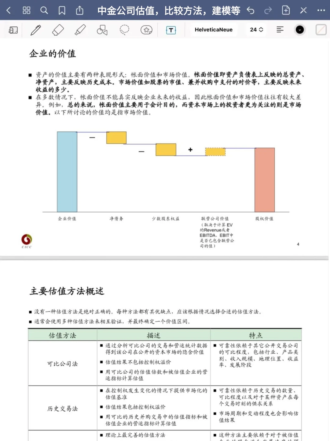 原来中金是这么教新人估值建模的呀