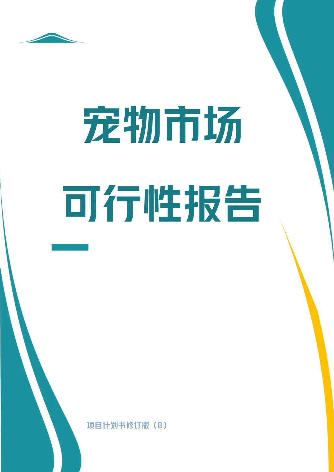 宠物药品市场可行性报告PPT+WORD✨