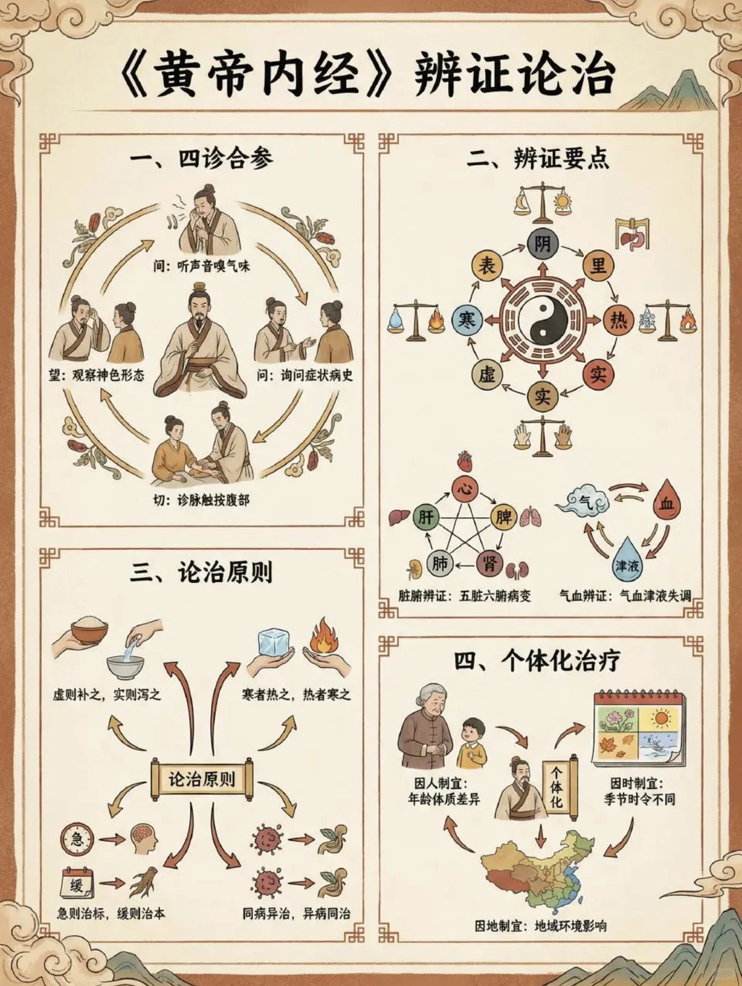 一定要学的内经！附思维导图