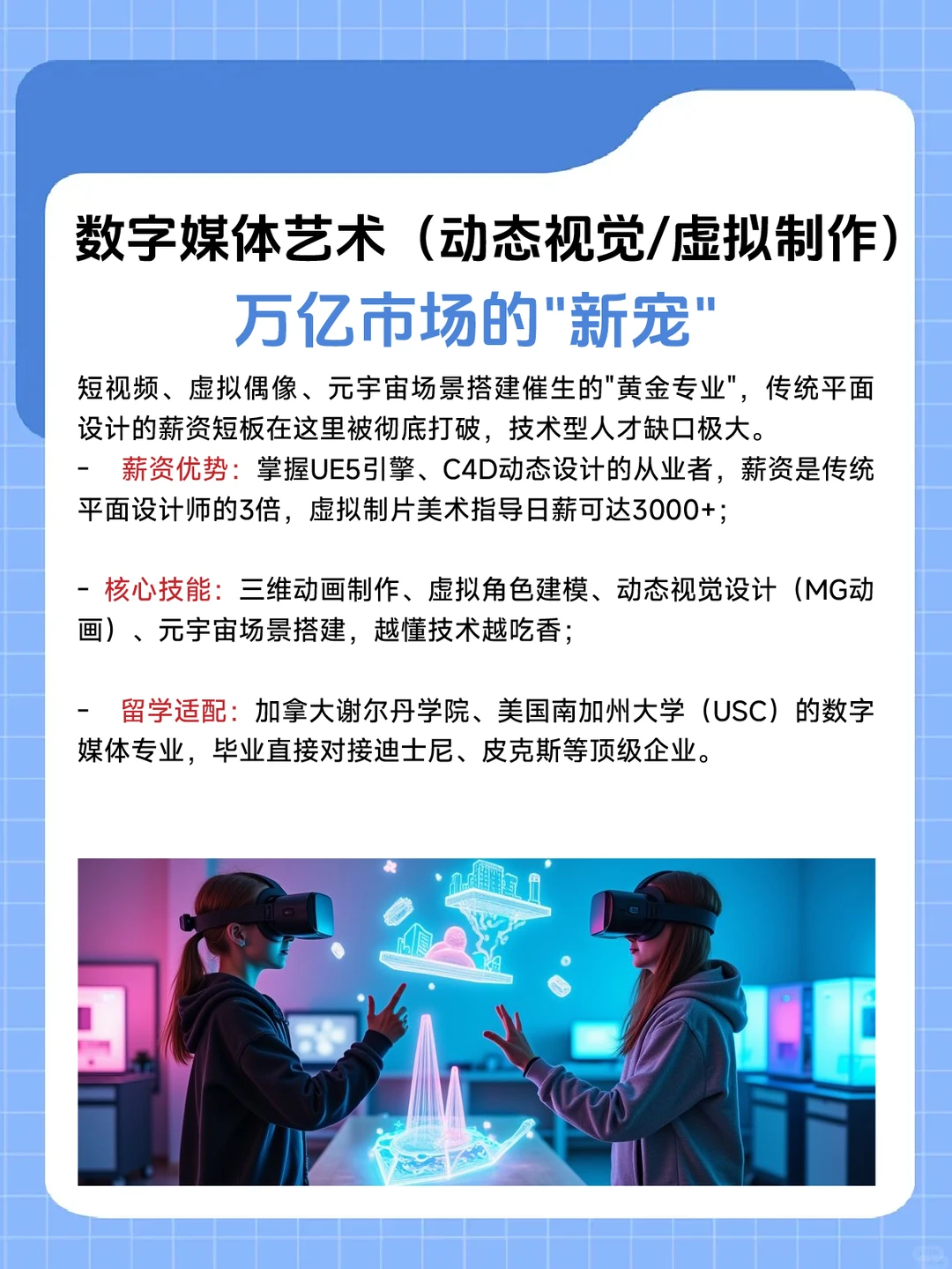 艺术生选专业必看！未来10年