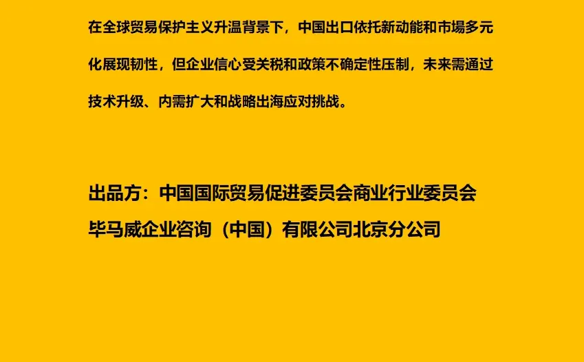 2025年中国出口新动能与企业信心指数报告