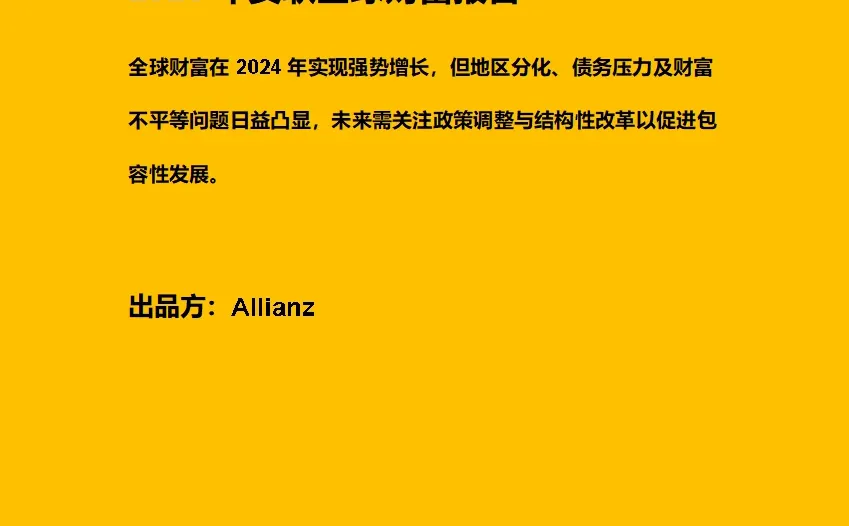 全球财富报告 附原文文件