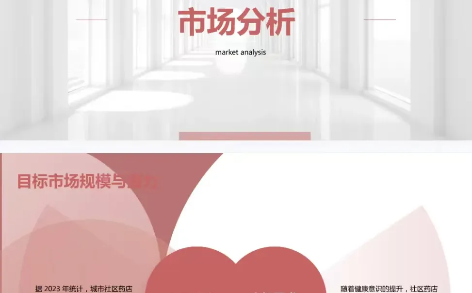 ✨这套“极简医疗风”PPT,看着就很靠谱!