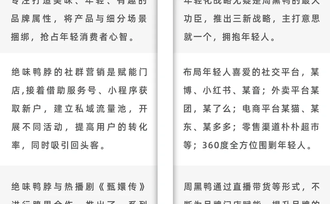 绝味鸭脖VS周黑鸭 竞品分析