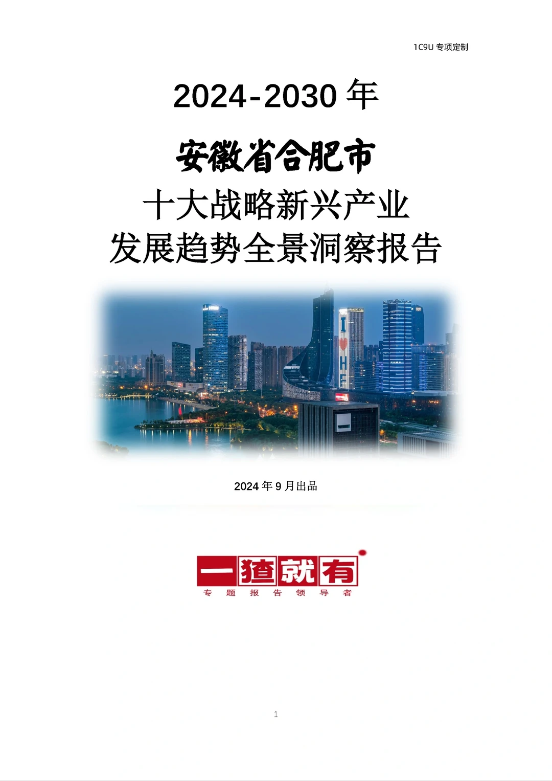 258页报告!合肥十大战略新兴产业全景洞察
