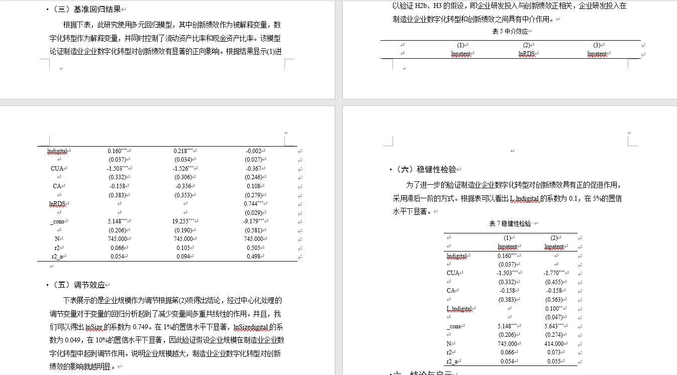 数字化转型对企业创新绩效的影响