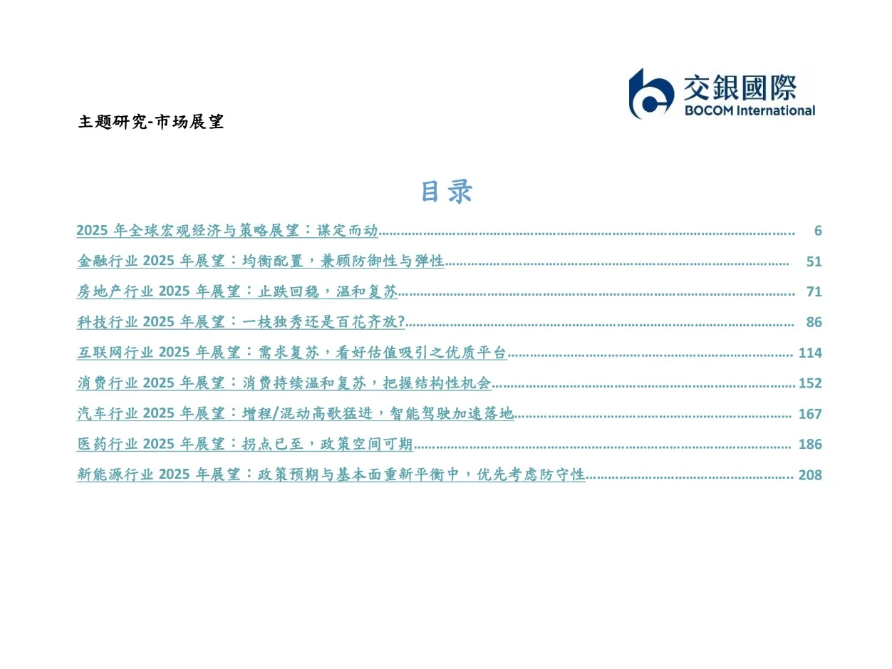 2025年全球经济展望报告
