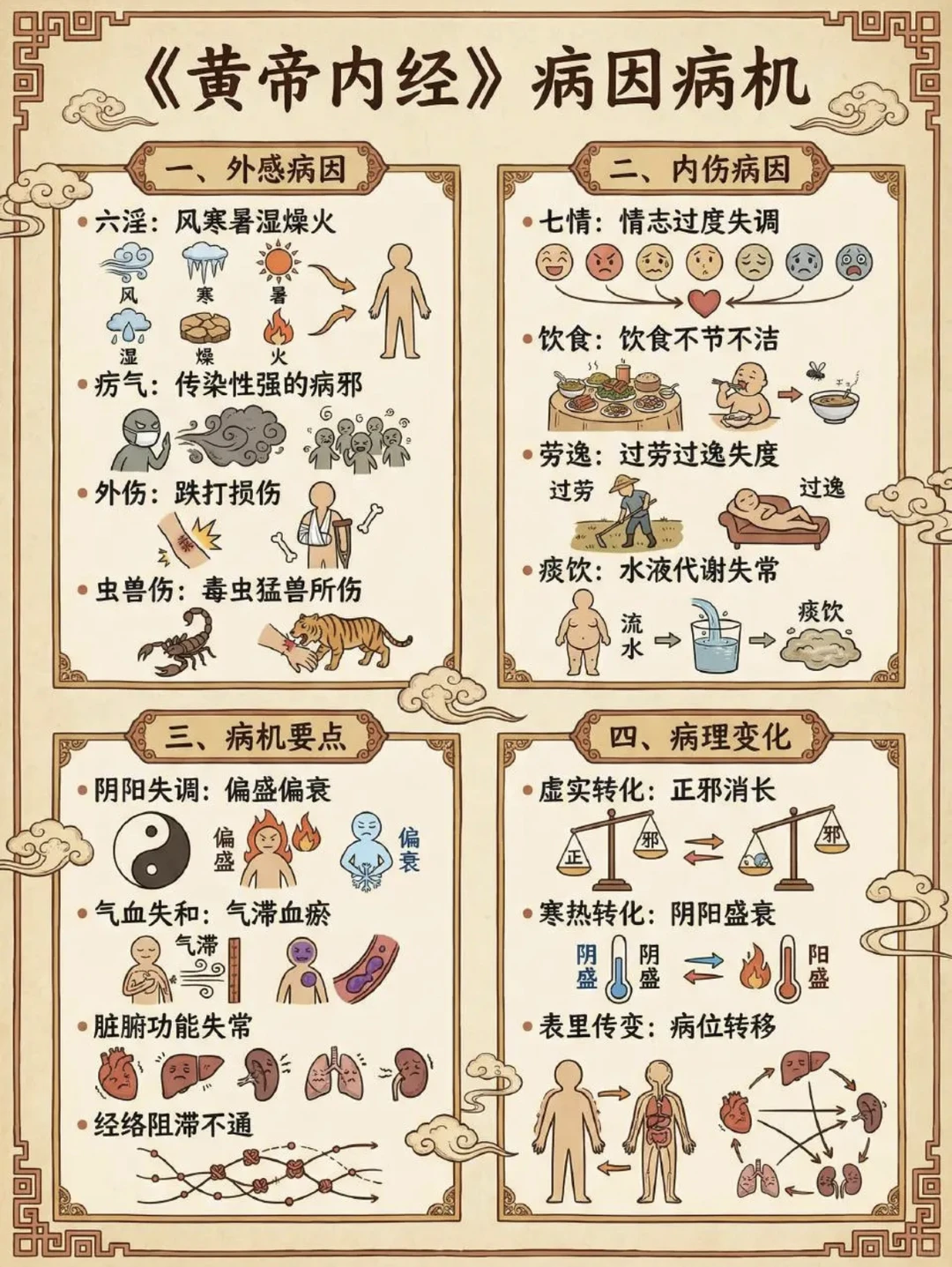 一定要学的内经！附思维导图