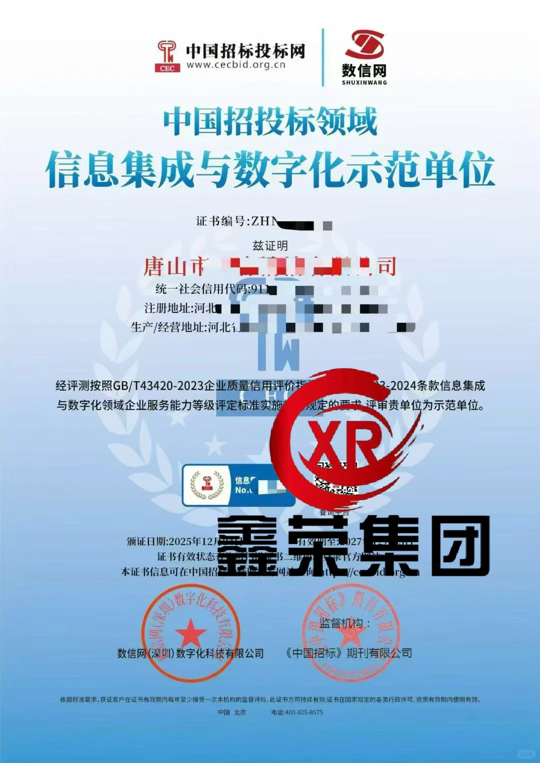 系统集成与数字化示范单位