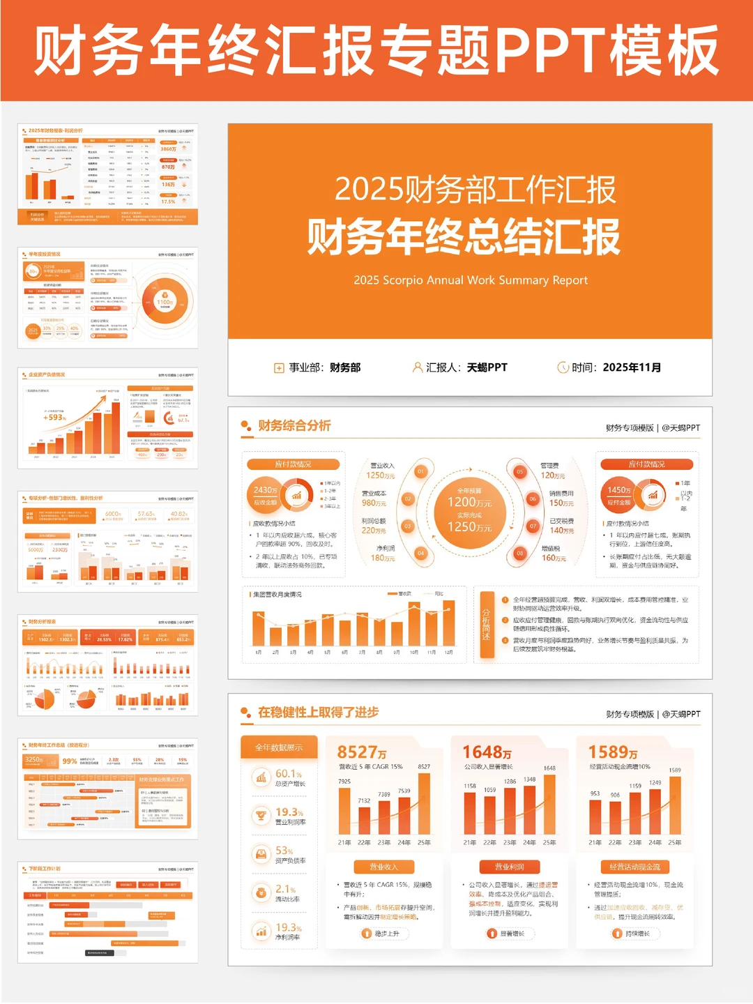 财务年终总结数据分析做可视化，超加分！