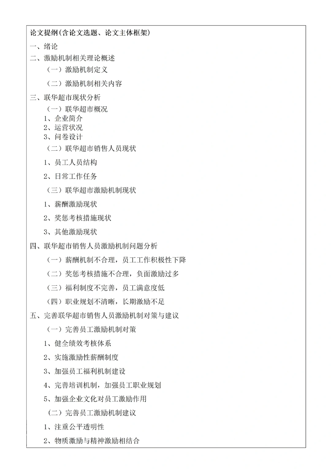 人力资源管理开题报告，不会写就套吧