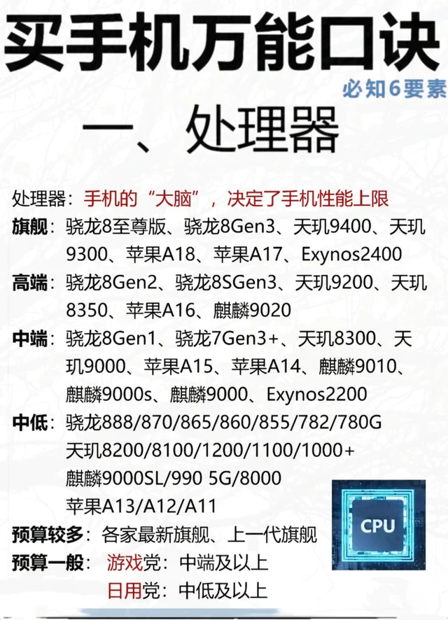 如何去挑选手机呢