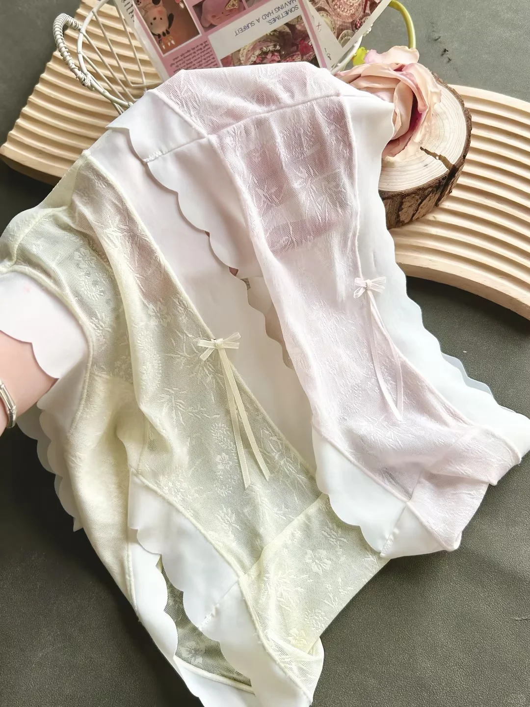 素颜也要精致感?提花内裤的浪漫暗号