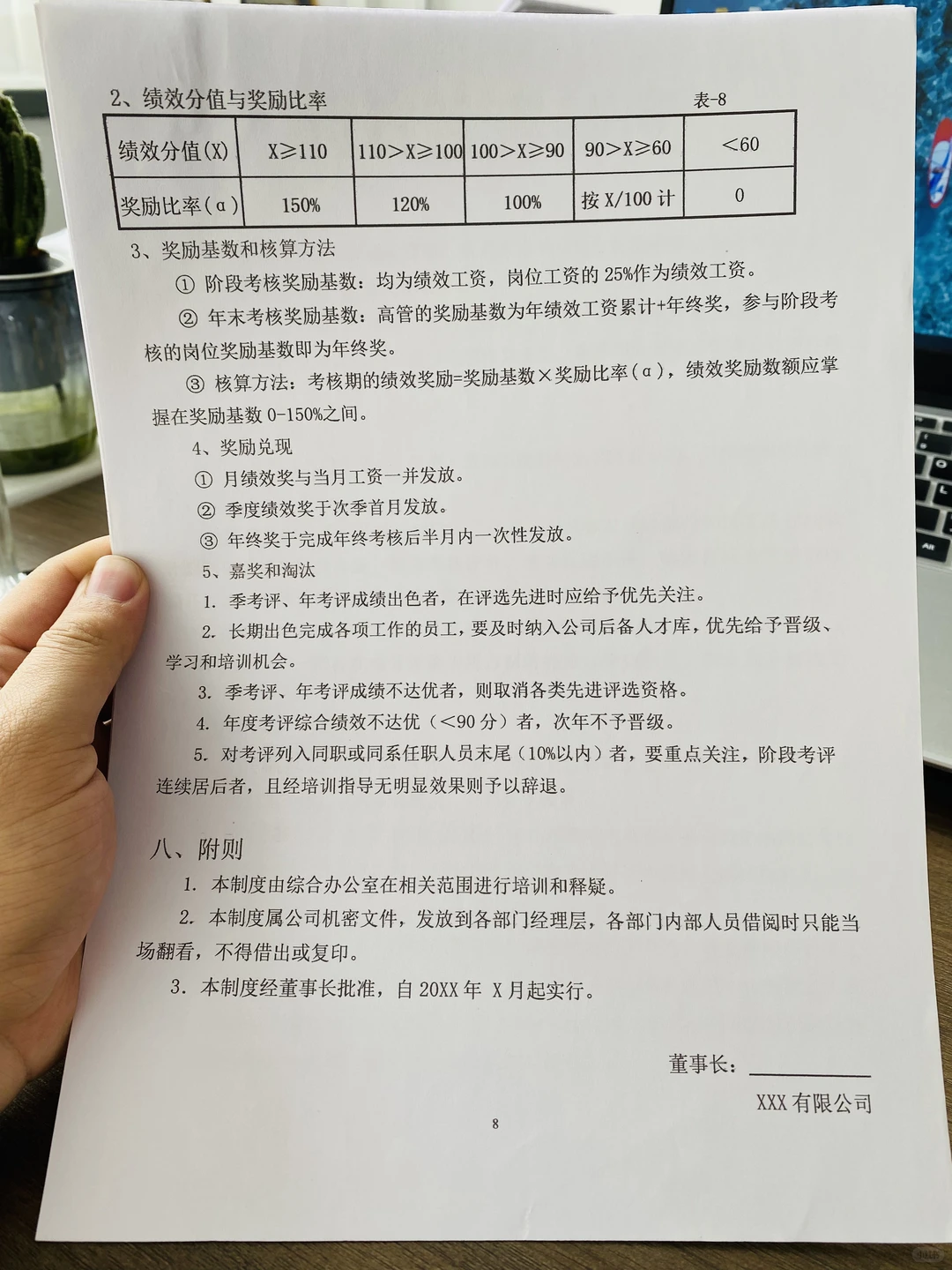 绩效管理制度