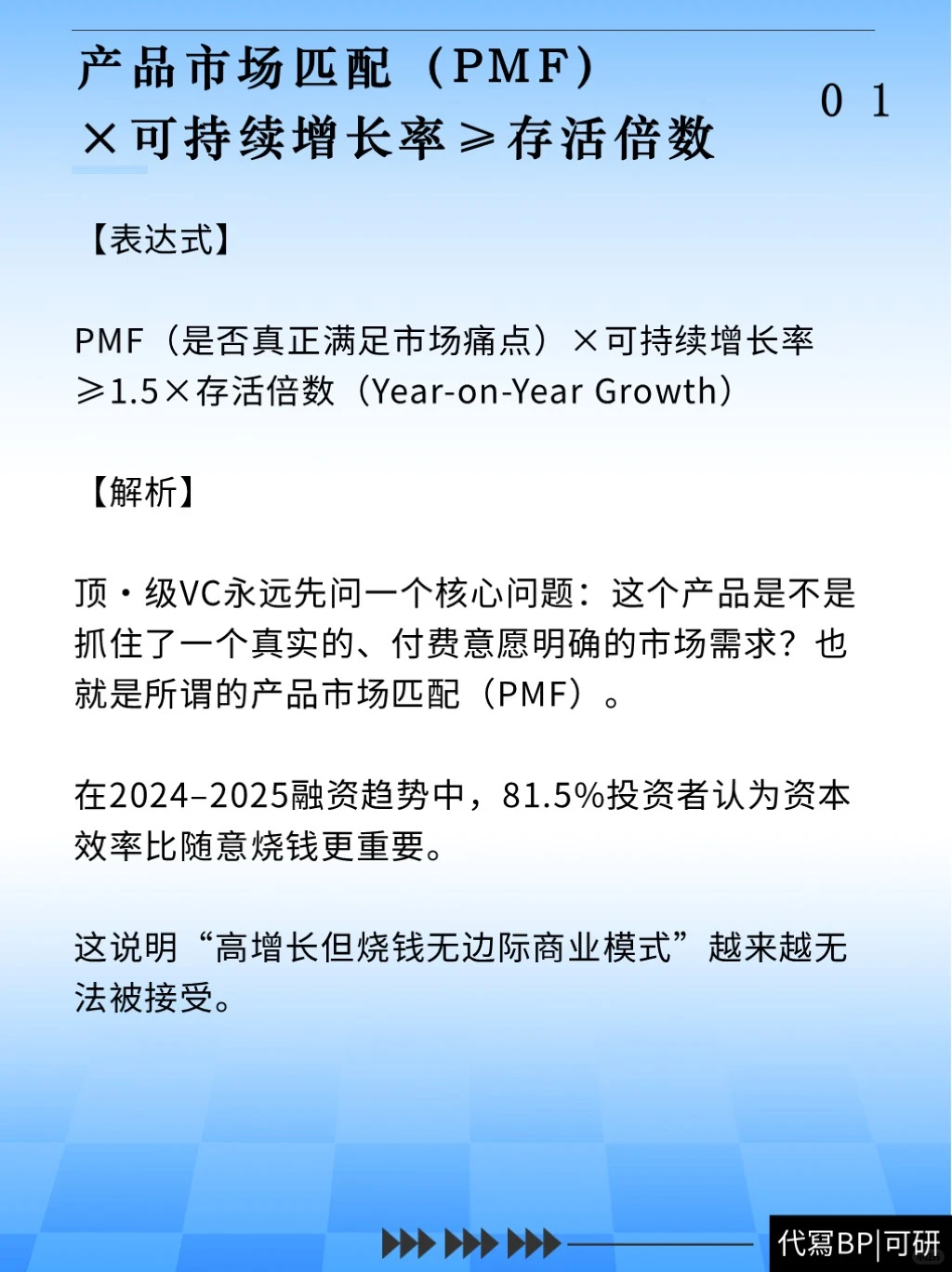 VC判断商业模式的3个底层公式！（代冩BP）