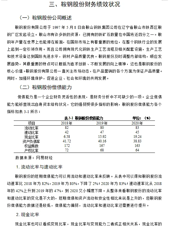 被导师夸的会计专业财务绩效方面毕业论文！