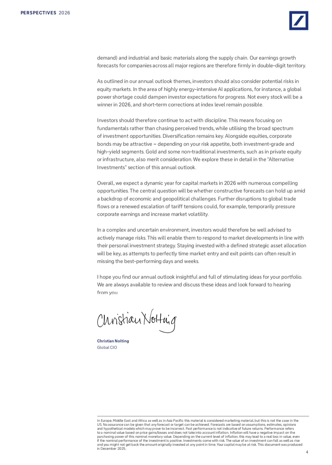 德意志银行DB｜2026年全球投资展望