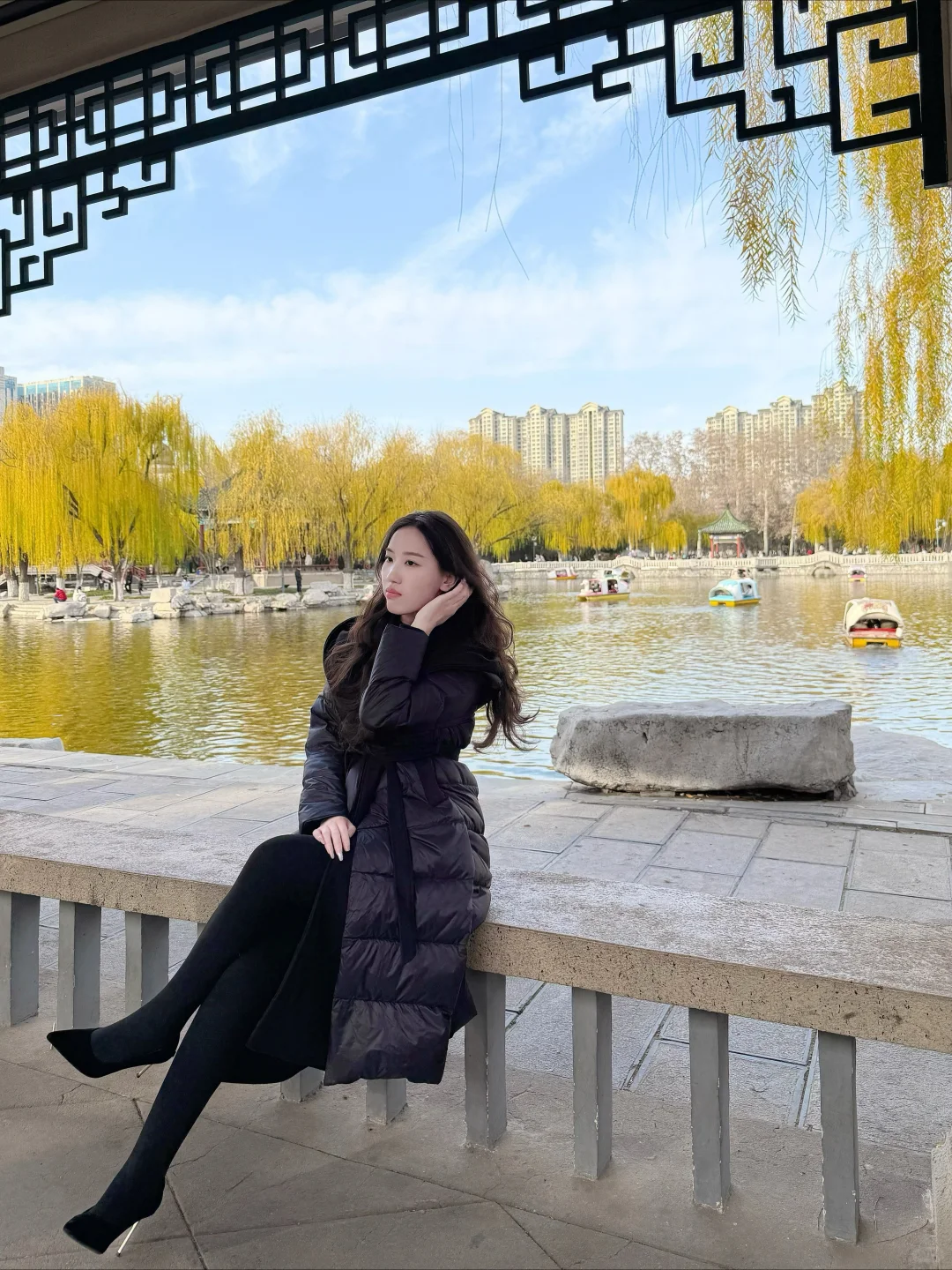 冬天就该逛公园?