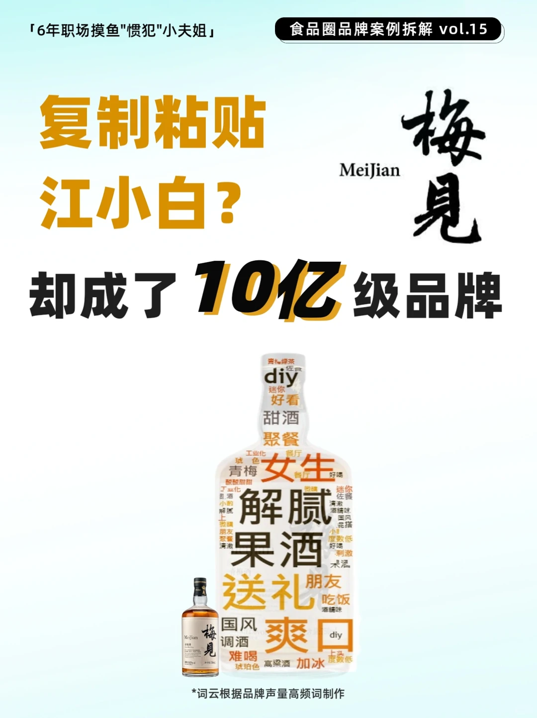 品牌案例30讲十五弹 | 梅见（4C模型分析）