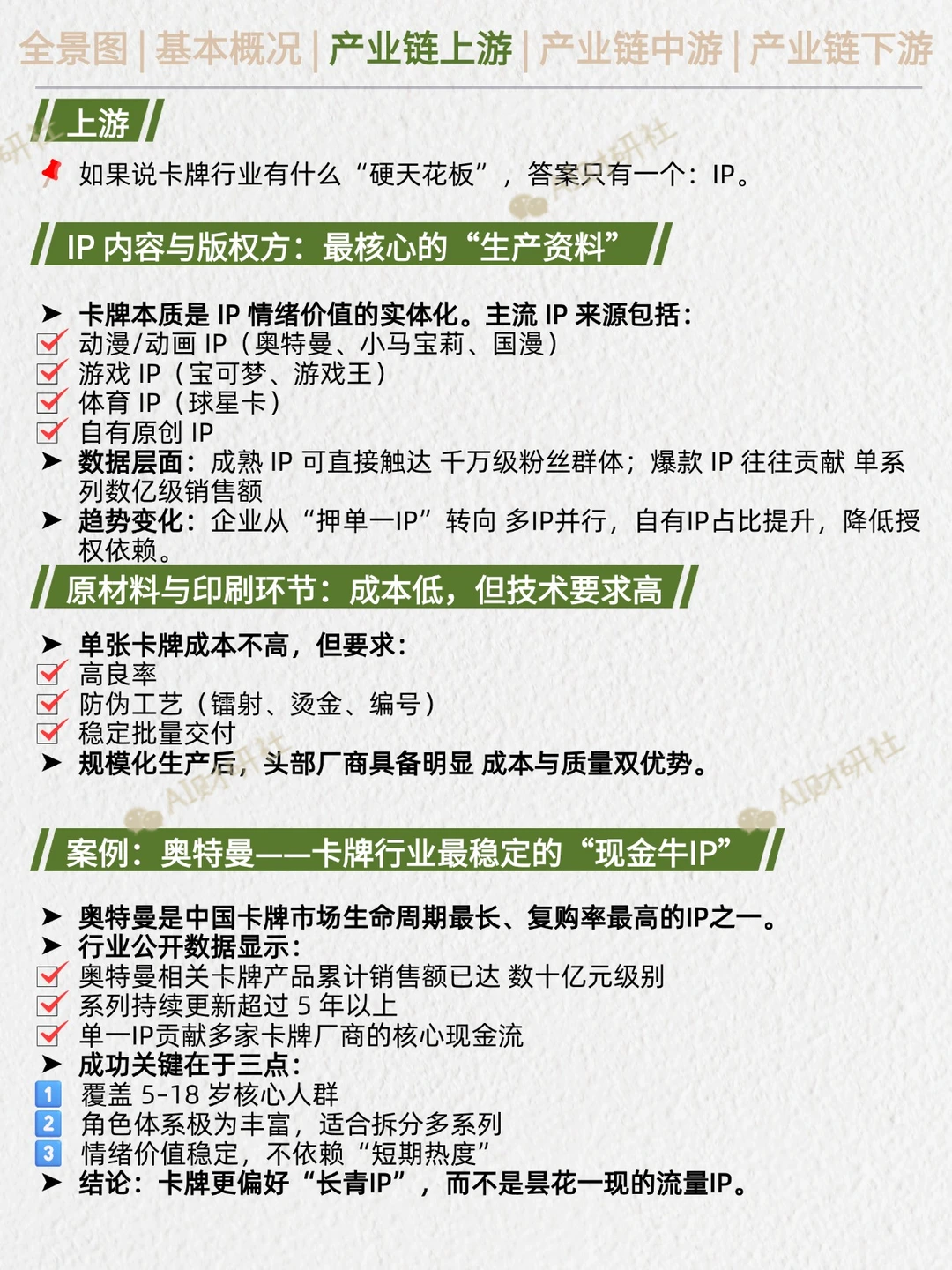 一天吃透产业链：卡牌行业|下一个泡泡玛特