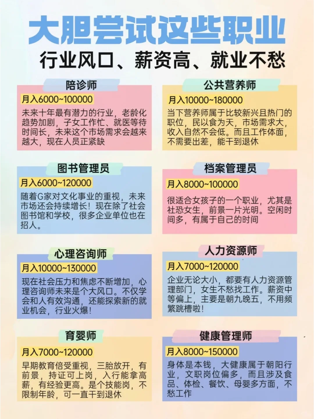 假如失业可以去试试这8个职业！