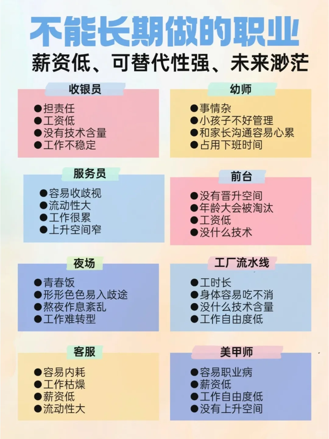 假如失业可以去试试这8个职业！