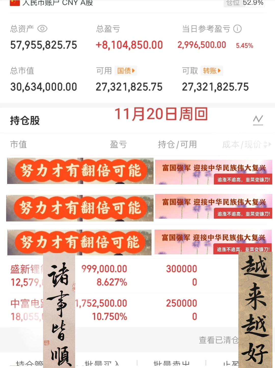 11月20日周四热门股